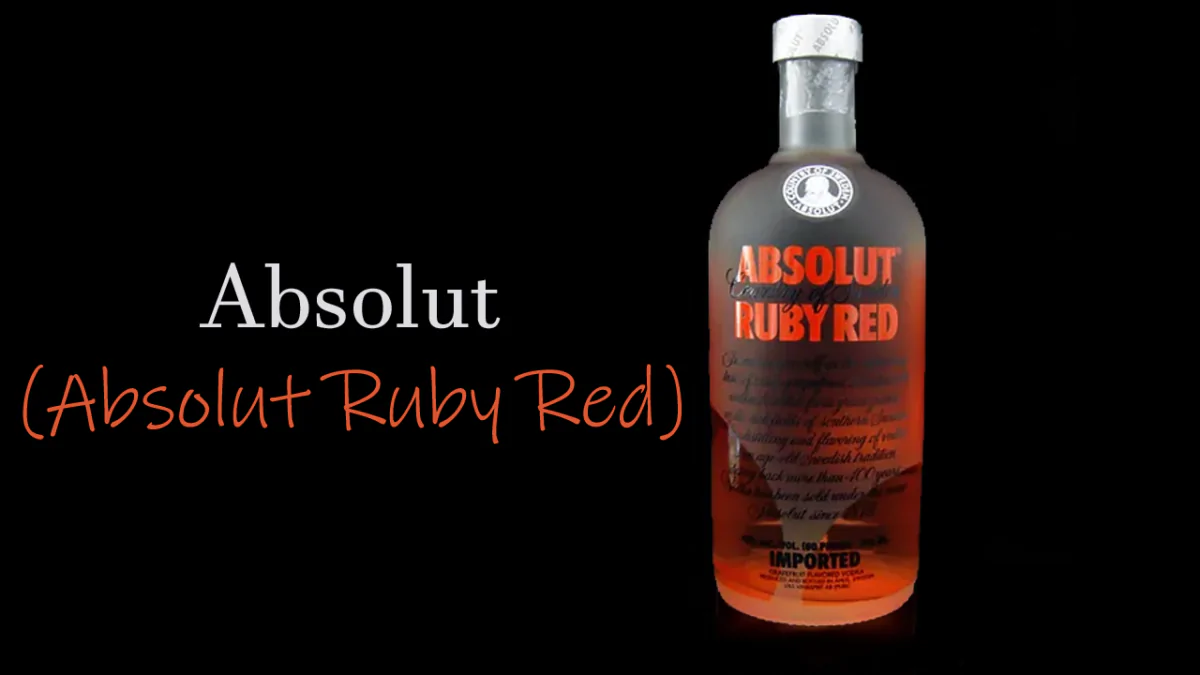 Absolut ruby red