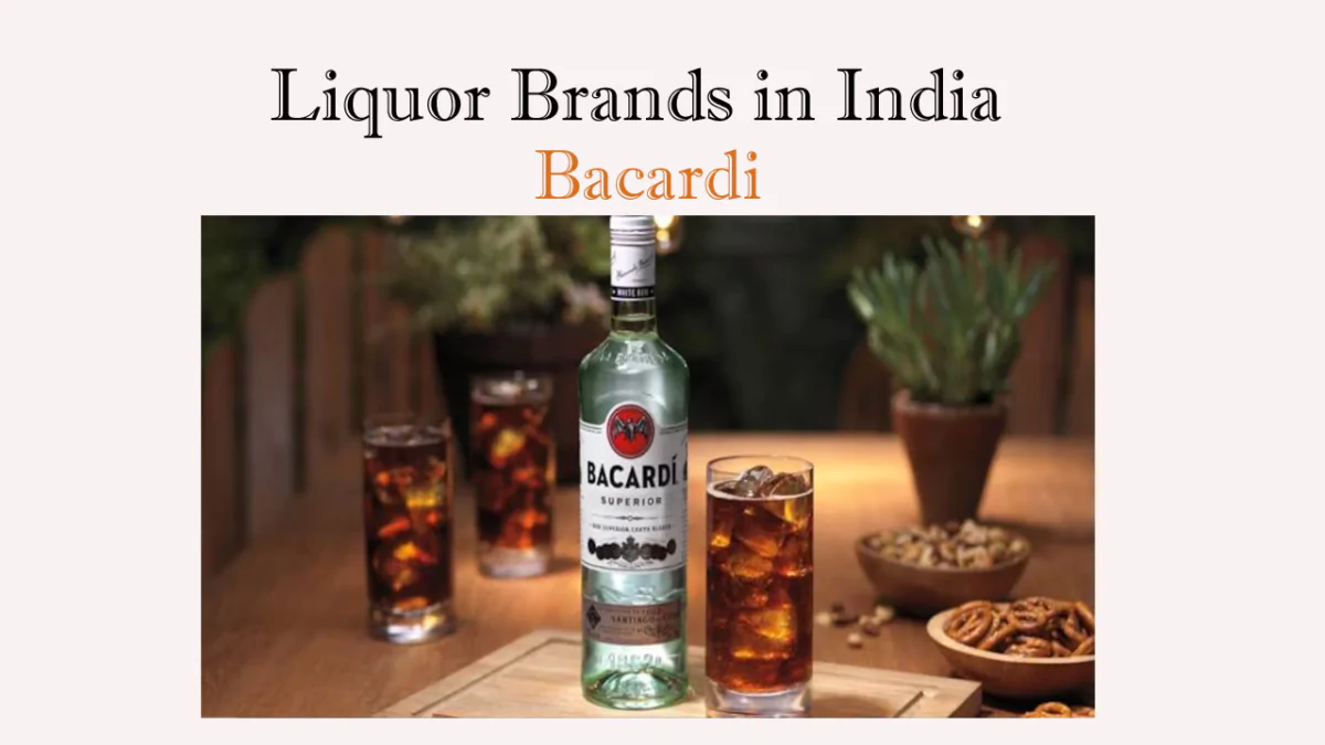 Liquor brands in india - Bacardi